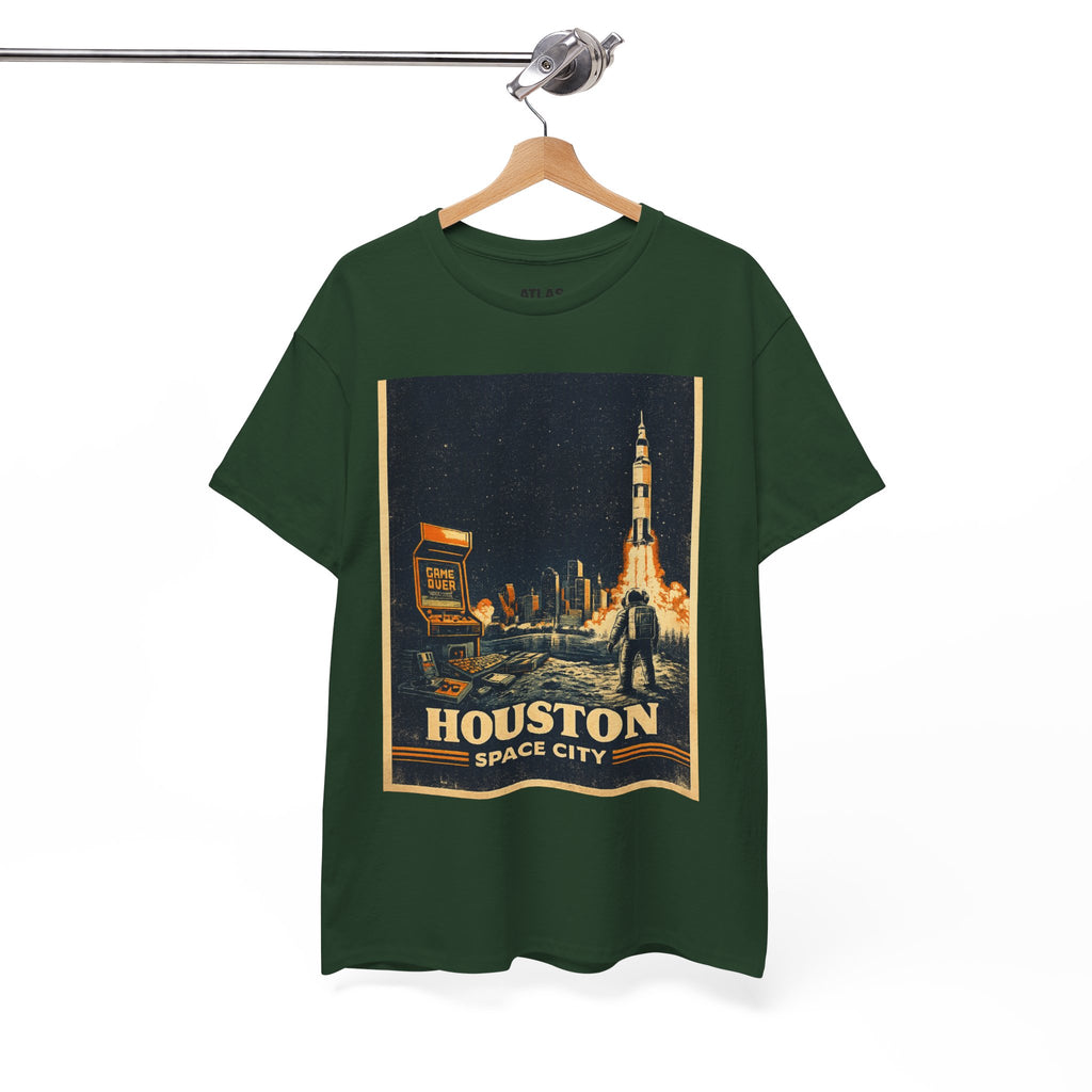 Houston Space City Rocket Launch Vintage T-Shirt
