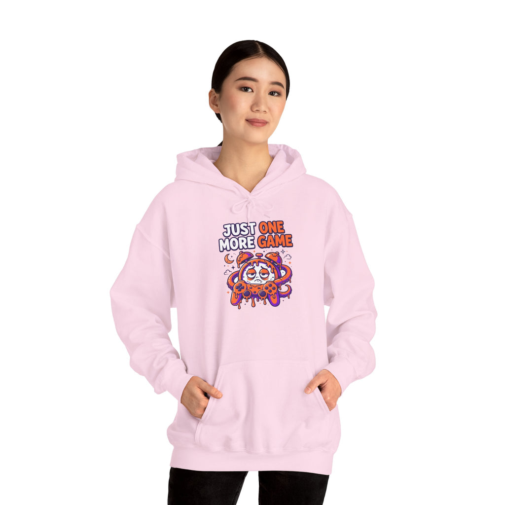 Just One More Game Gamer Hoodie – Cute Octopus Controller Gaming Sweatshirt