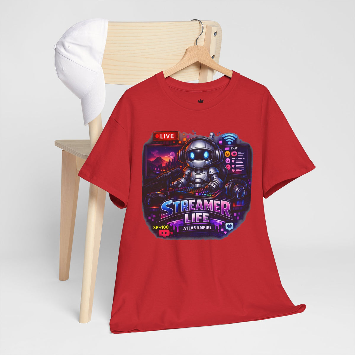 Streamer Life T-Shirt — Gamer Live Stream Graphic Tee