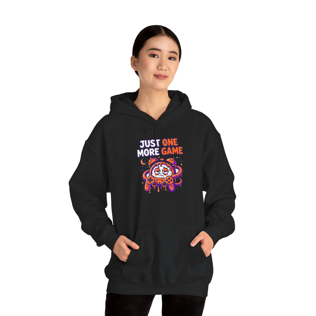 Just One More Game Gamer Hoodie – Cute Octopus Controller Gaming Sweatshirt