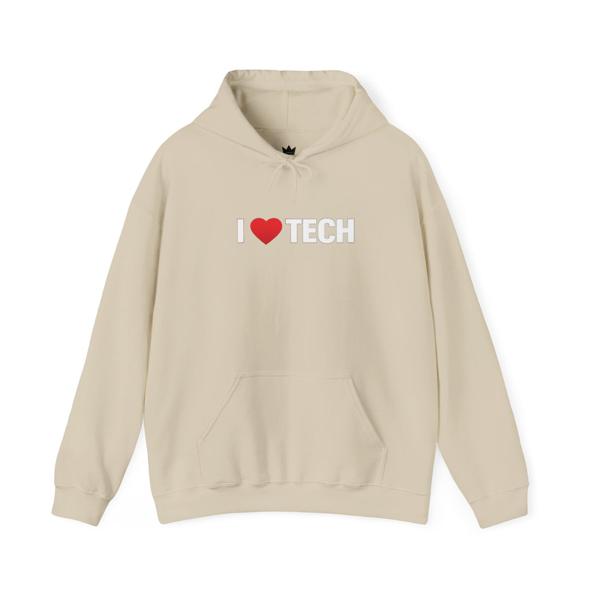 I  Tech Hoodie — "I Love Tech" Graphic Pullover for Tech Lovers