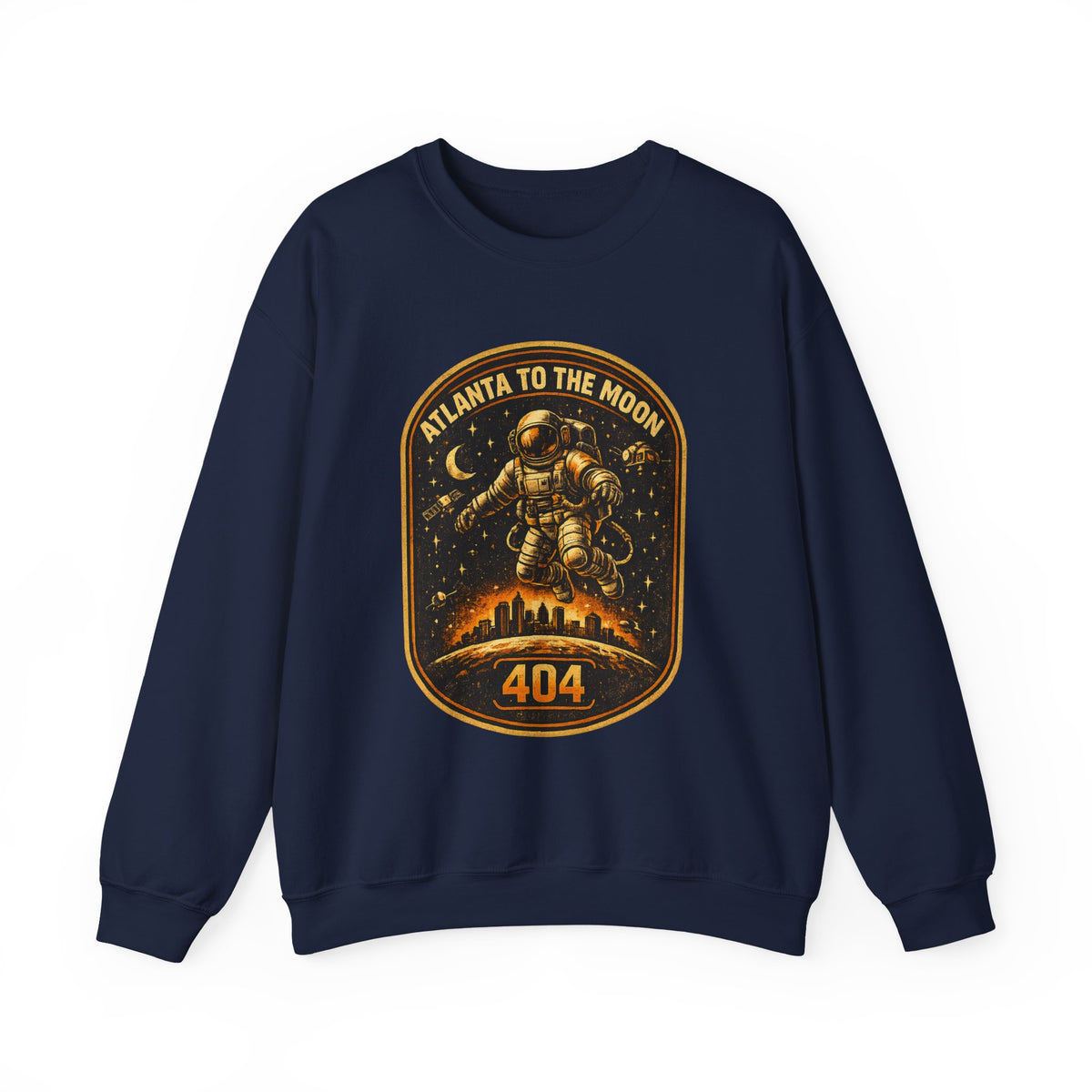 Atlanta To The Moon 404 Astronaut Sweatshirt