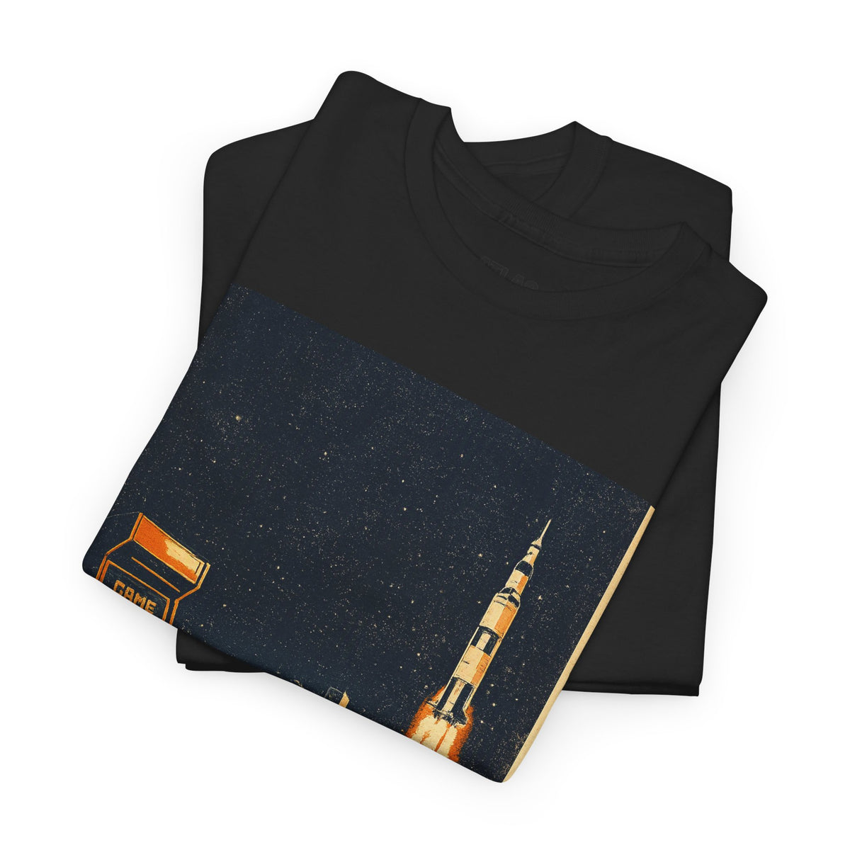 Houston Space City Rocket Launch Vintage T-Shirt