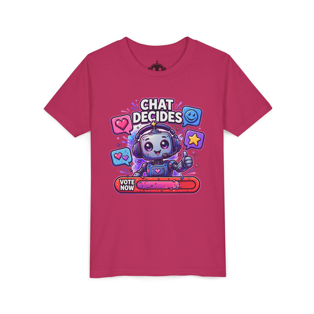 Youth “Chat Decides” AI Gamer Voting Short Sleeve Tee