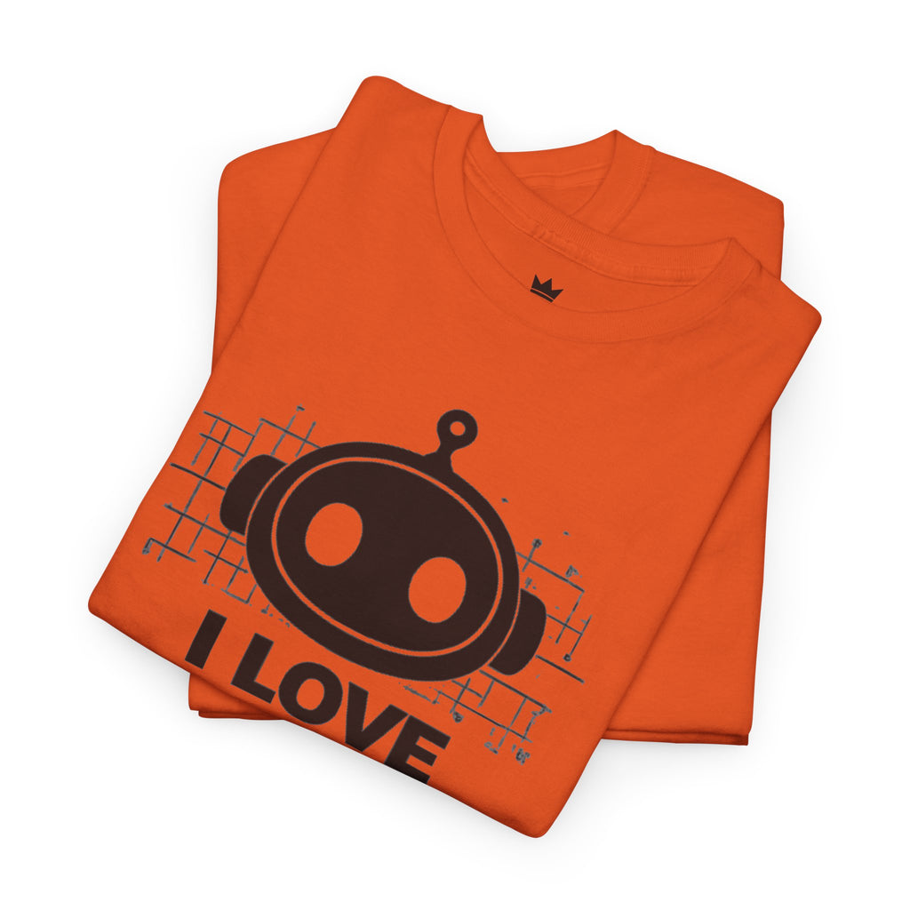 Robotics T-Shirt — "I Love Robotics" Tech STEM Tee for Coders & Makers