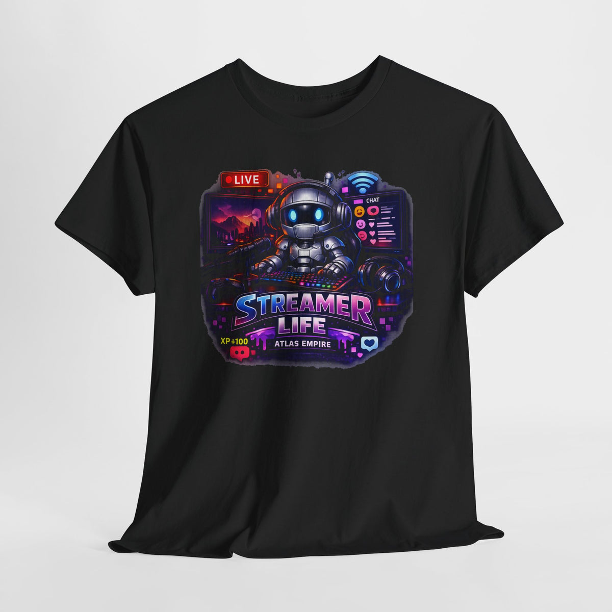 Streamer Life T-Shirt — Gamer Live Stream Graphic Tee