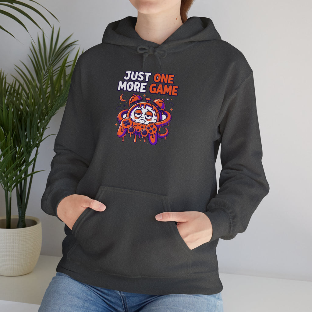 Just One More Game Gamer Hoodie – Cute Octopus Controller Gaming Sweatshirt