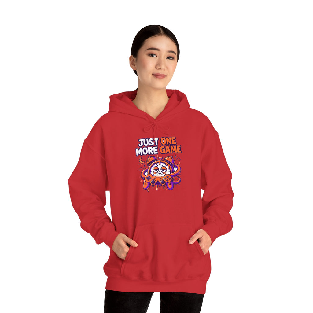 Just One More Game Gamer Hoodie – Cute Octopus Controller Gaming Sweatshirt