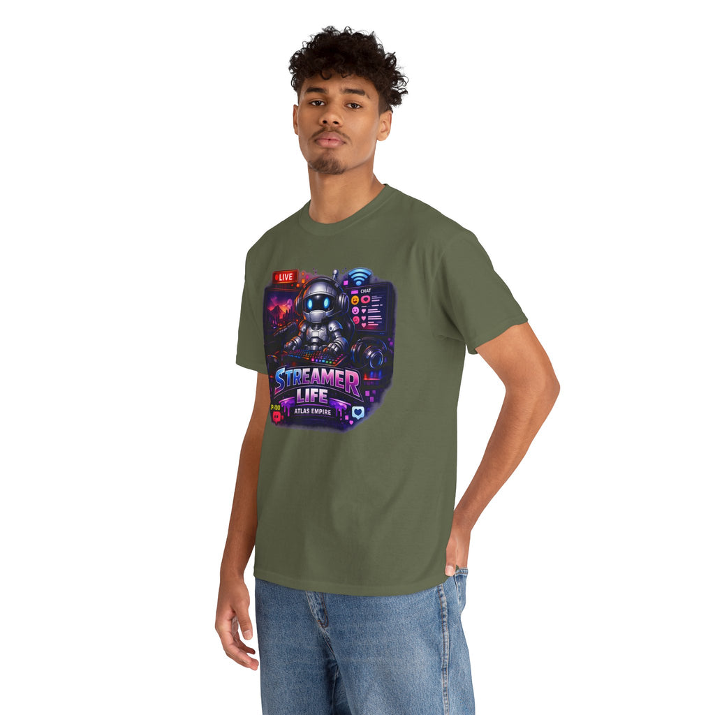 Streamer Life T-Shirt — Gamer Live Stream Graphic Tee