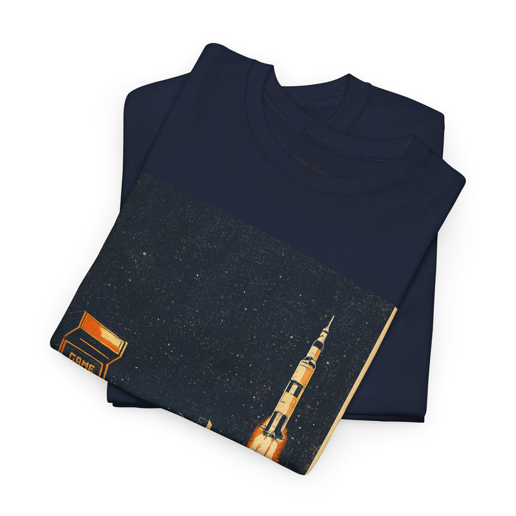 Houston Space City Rocket Launch Vintage T-Shirt