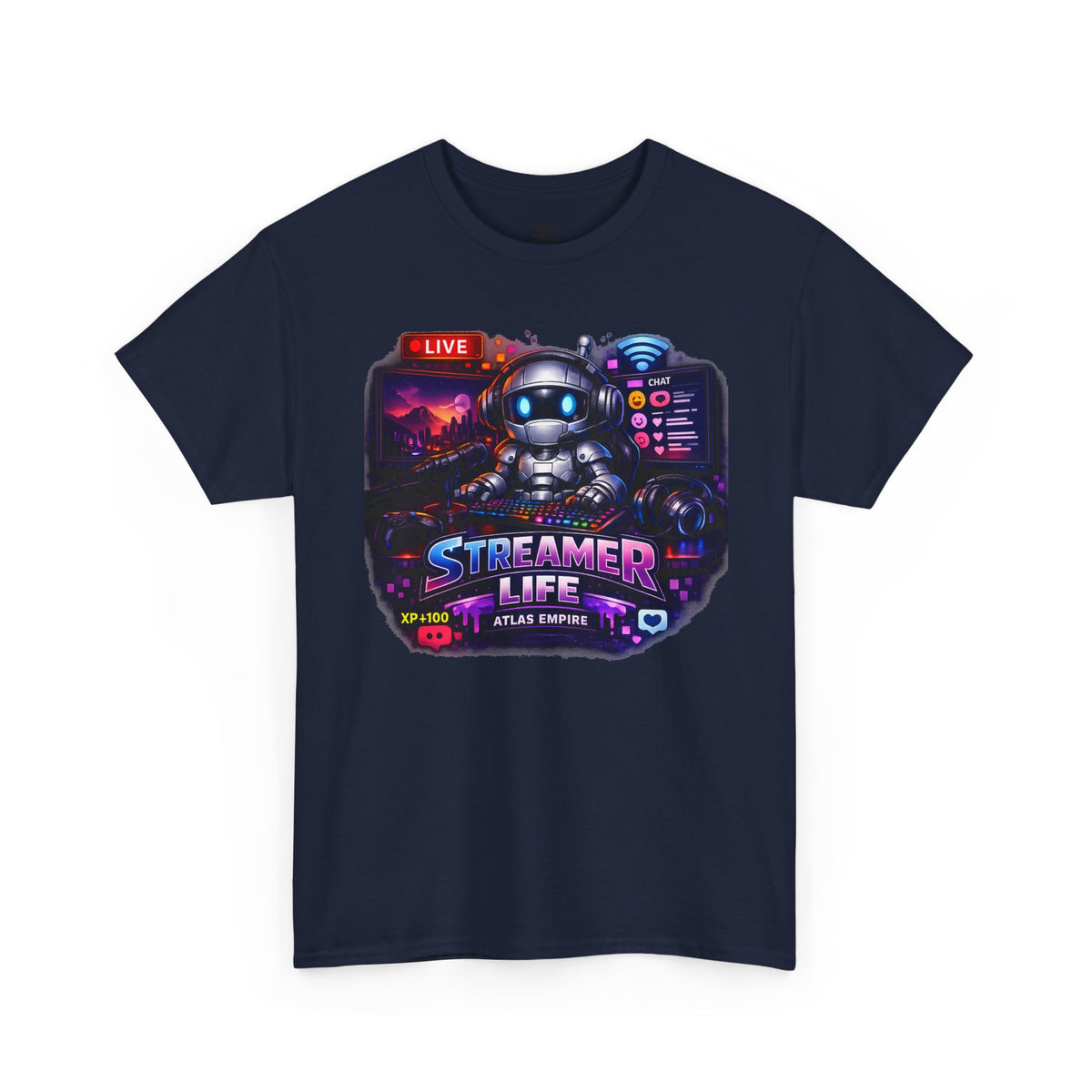 Streamer Life T-Shirt — Gamer Live Stream Graphic Tee