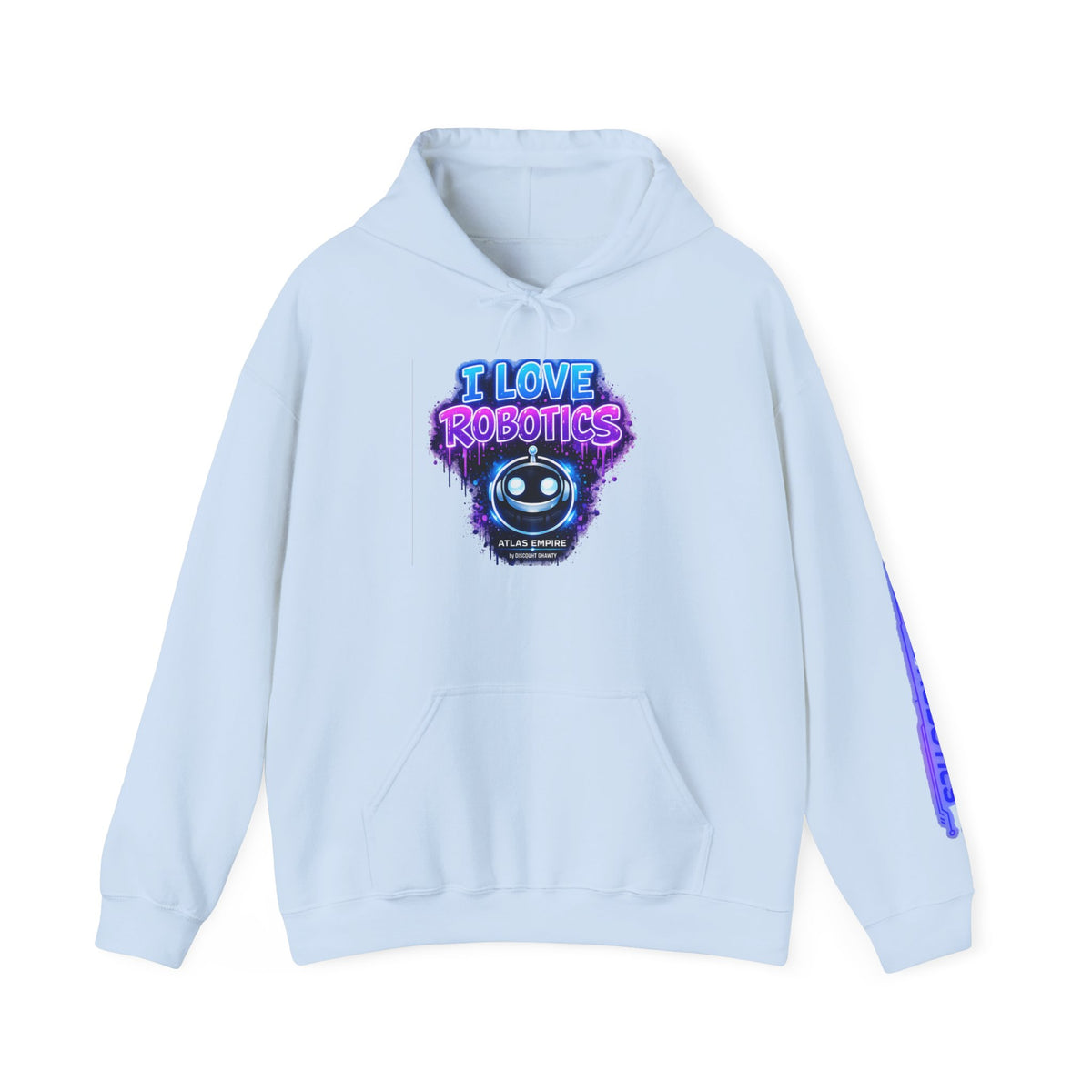 Heavy Blend Hooded Sweatshirt Unisex | Tech Robotics Hoodie | Warm Winter Hoodie