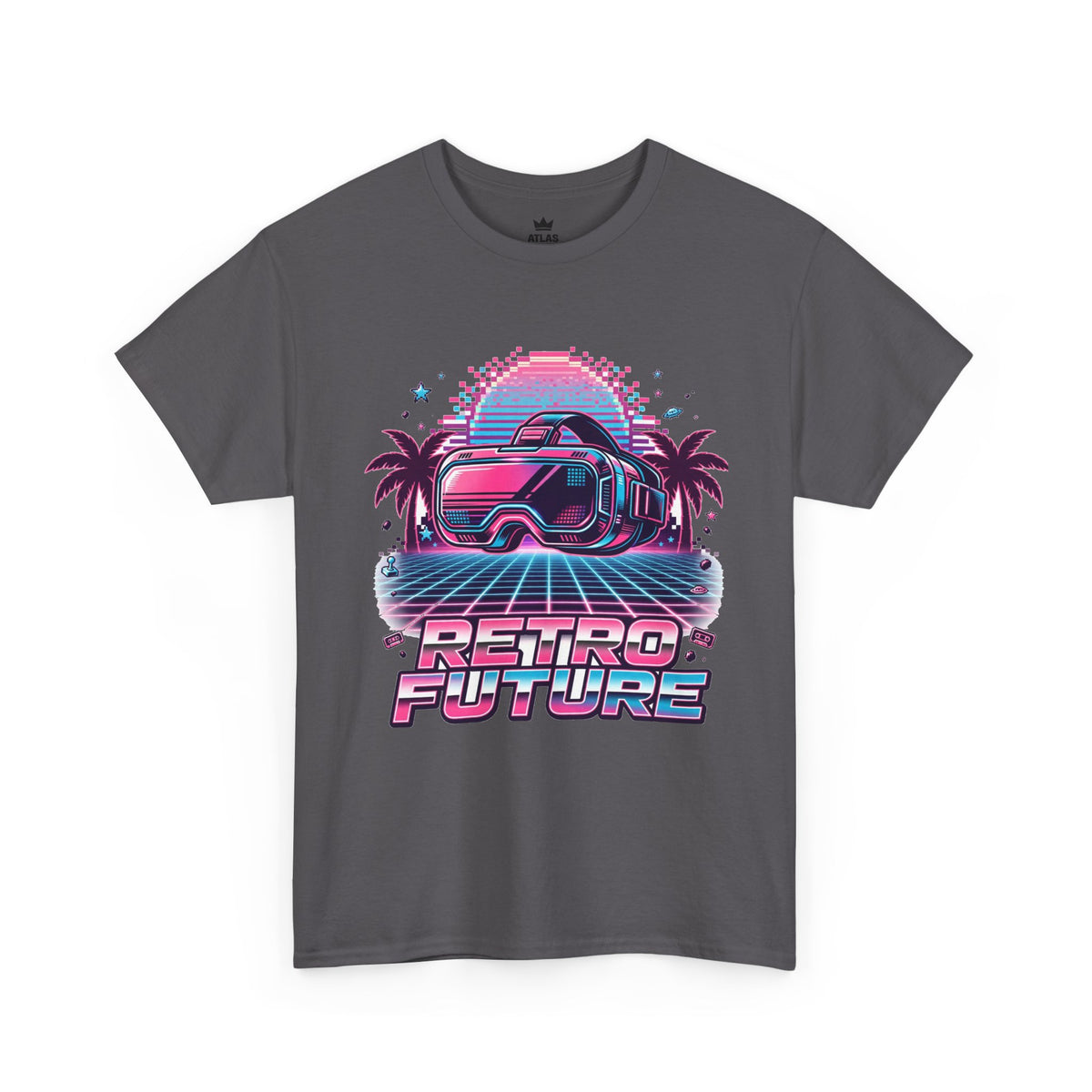 Retro-Future Graphic Tee — Neon Car Vaporwave T-Shirt