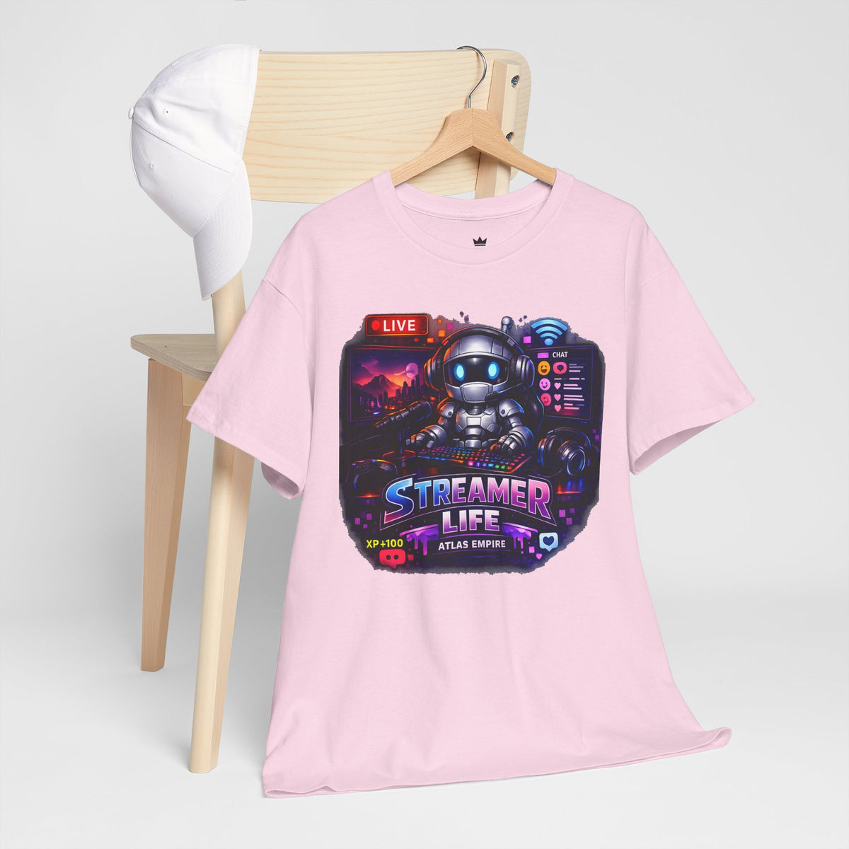 Streamer Life T-Shirt — Gamer Live Stream Graphic Tee