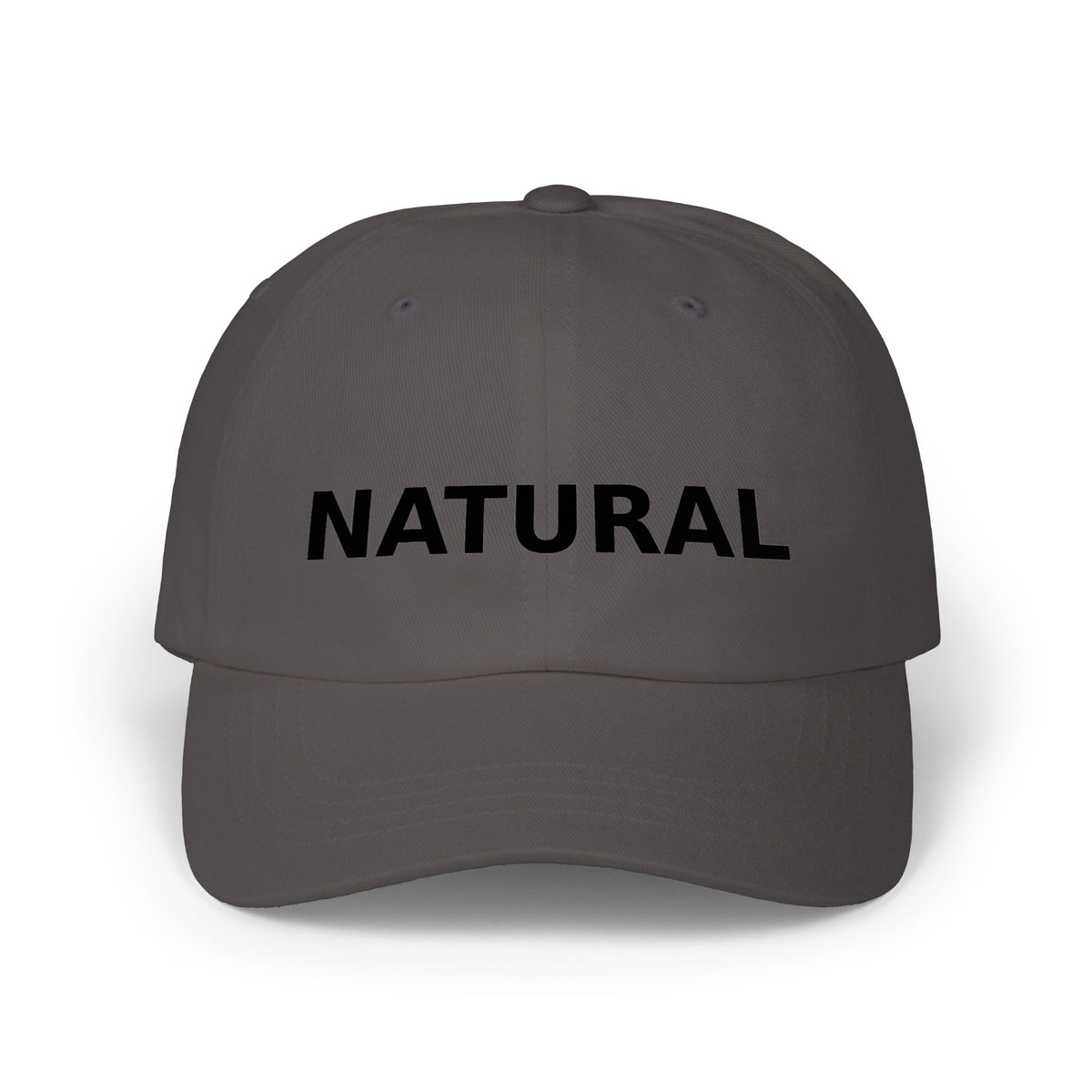 NATURAL Embroidered Dad Cap