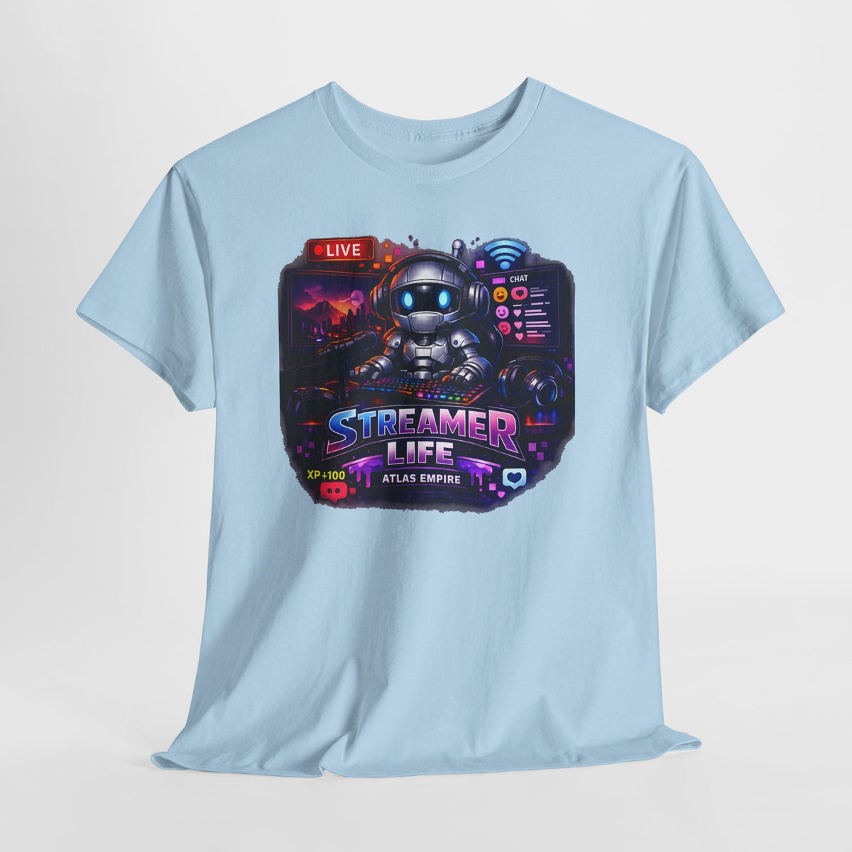 Streamer Life T-Shirt — Gamer Live Stream Graphic Tee
