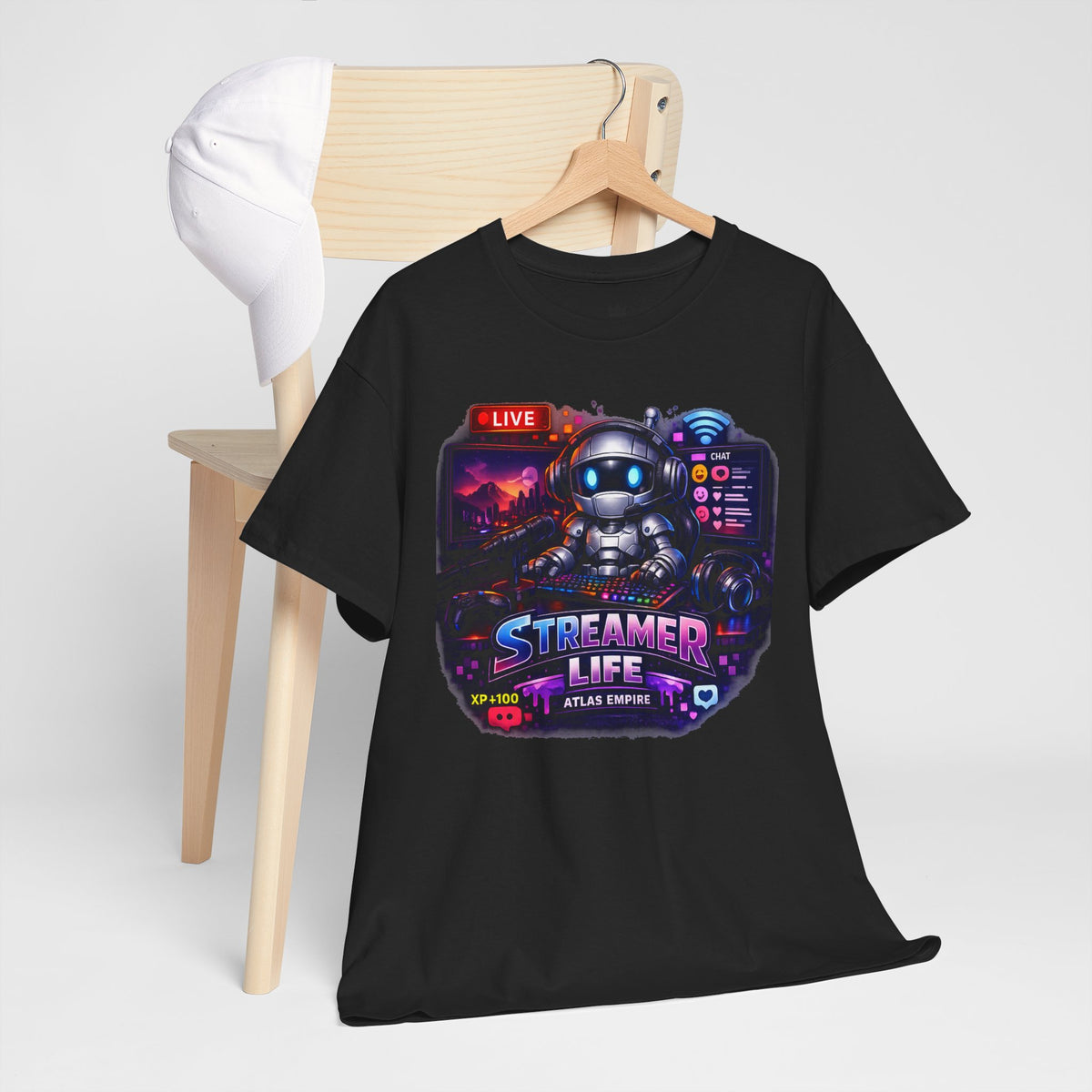 Streamer Life T-Shirt — Gamer Live Stream Graphic Tee