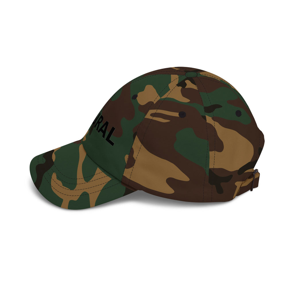 NATURAL Embroidered Dad Cap
