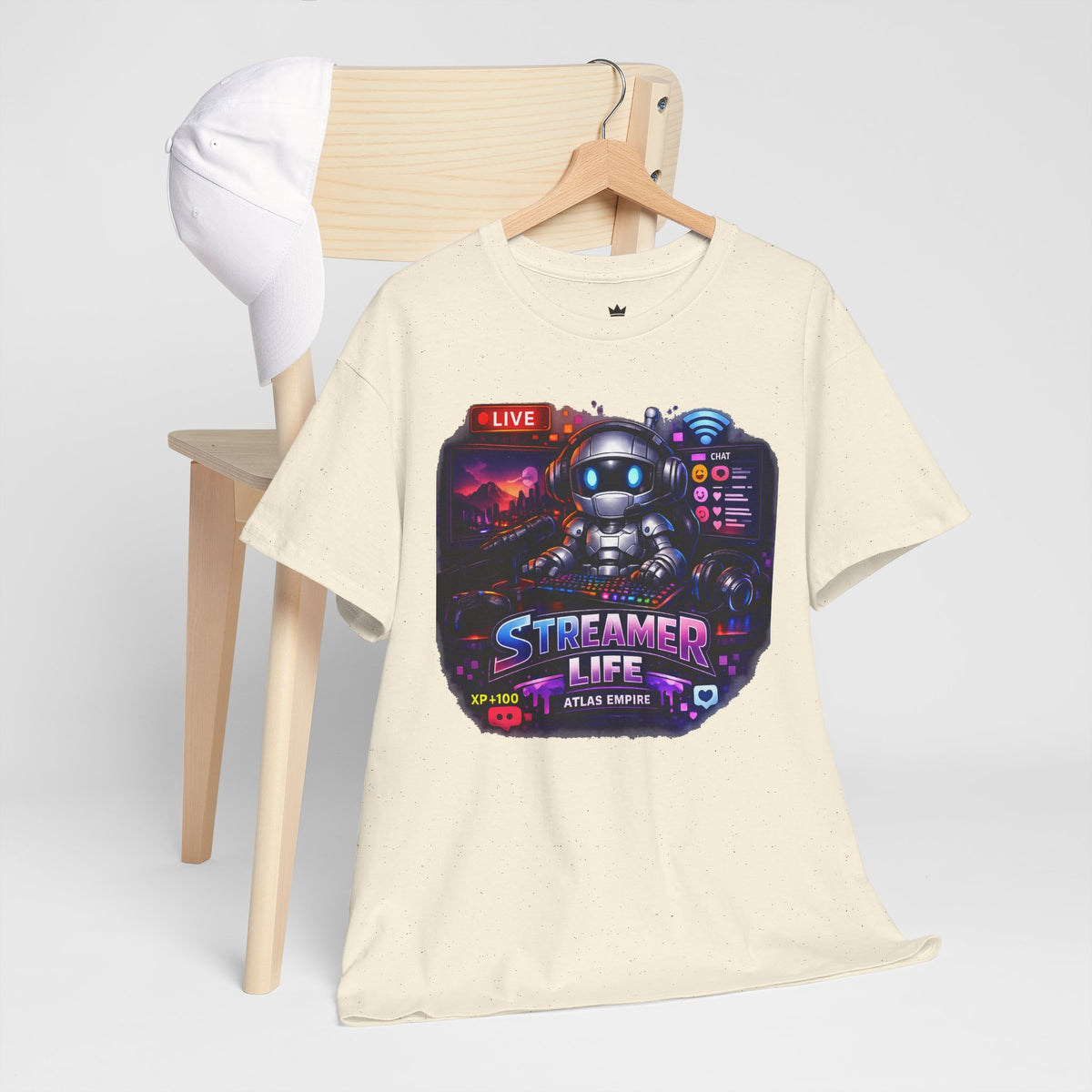 Streamer Life T-Shirt — Gamer Live Stream Graphic Tee