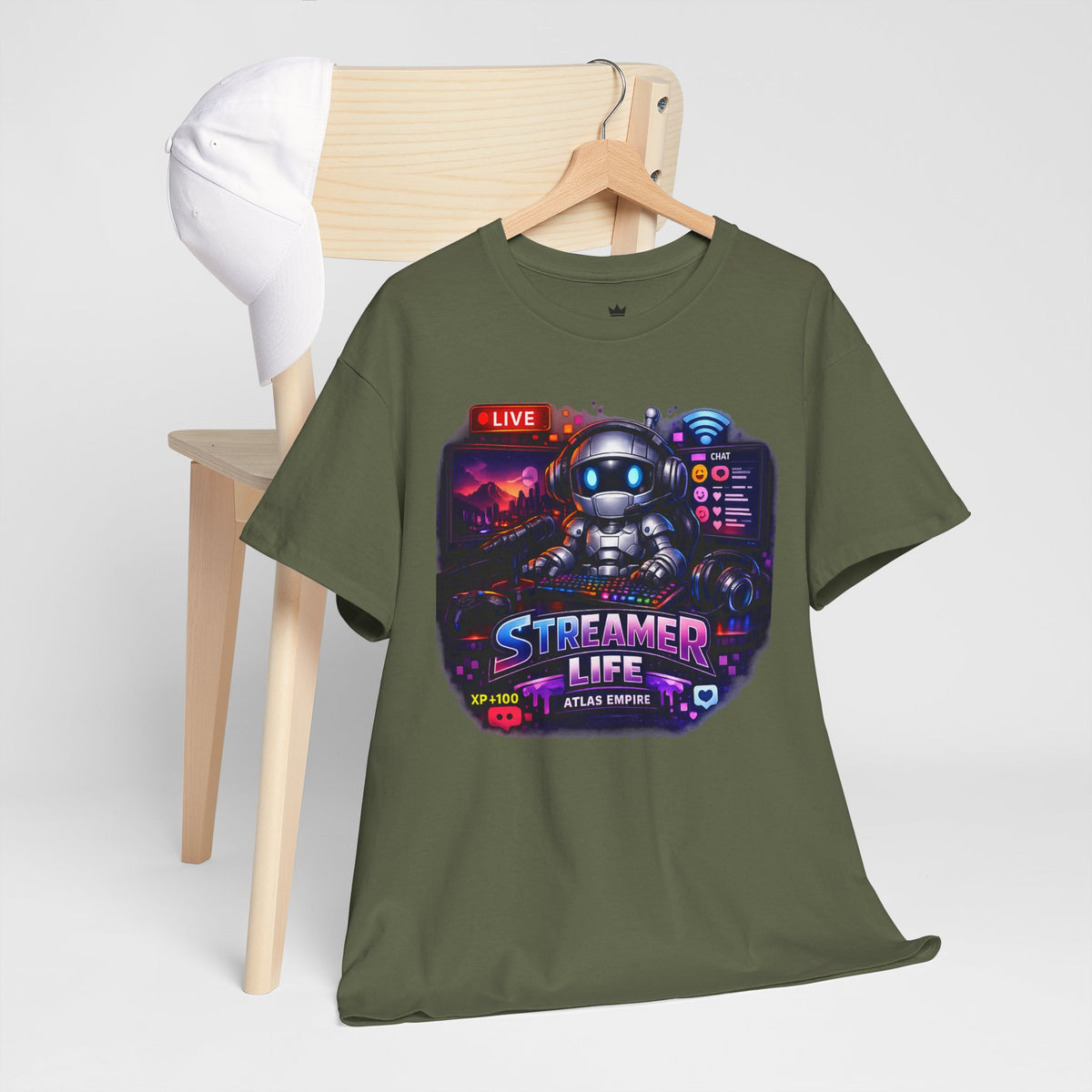 Streamer Life T-Shirt — Gamer Live Stream Graphic Tee