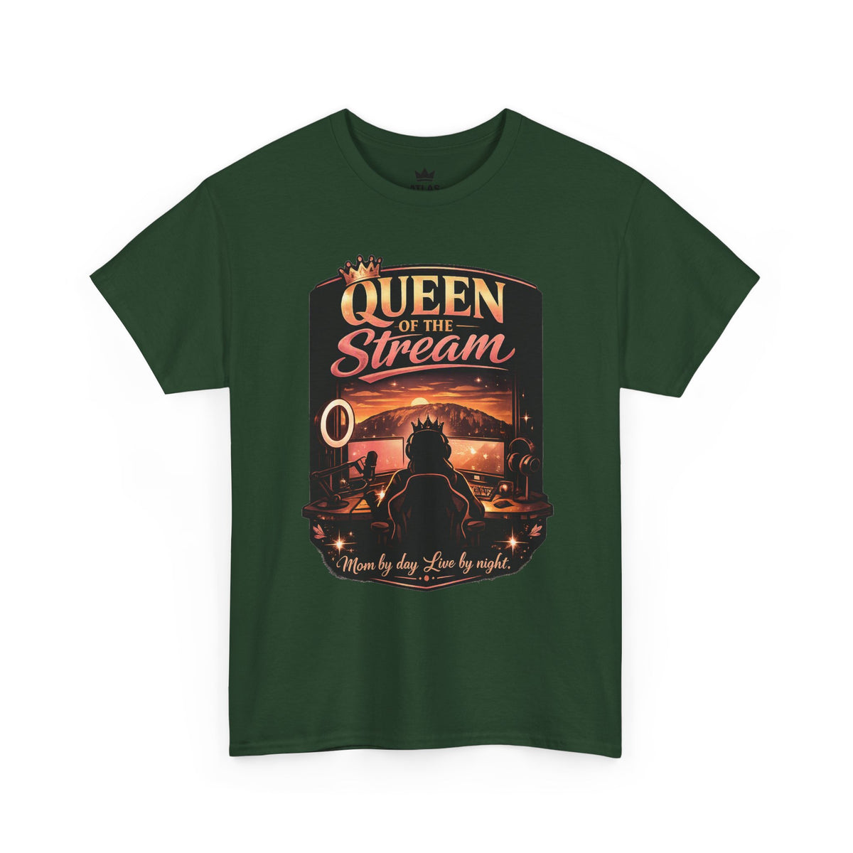 Queen of the Stream T-Shirt — Gamer Streamer Tee ("Queen of the Stream")
