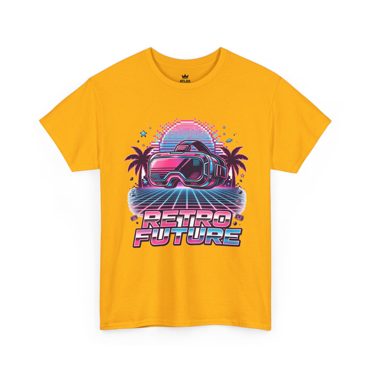 Retro-Future Graphic Tee — Neon Car Vaporwave T-Shirt