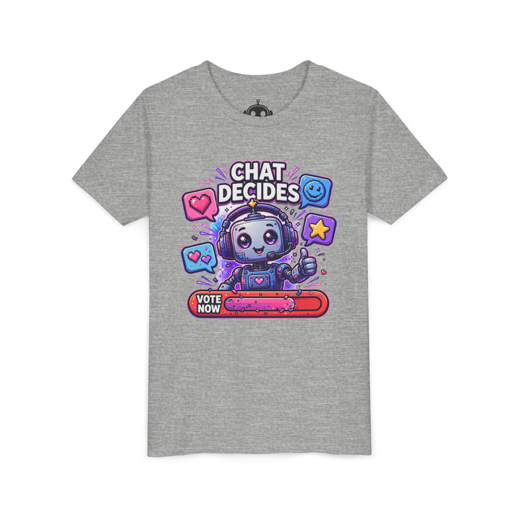 Youth “Chat Decides” AI Gamer Voting Short Sleeve Tee