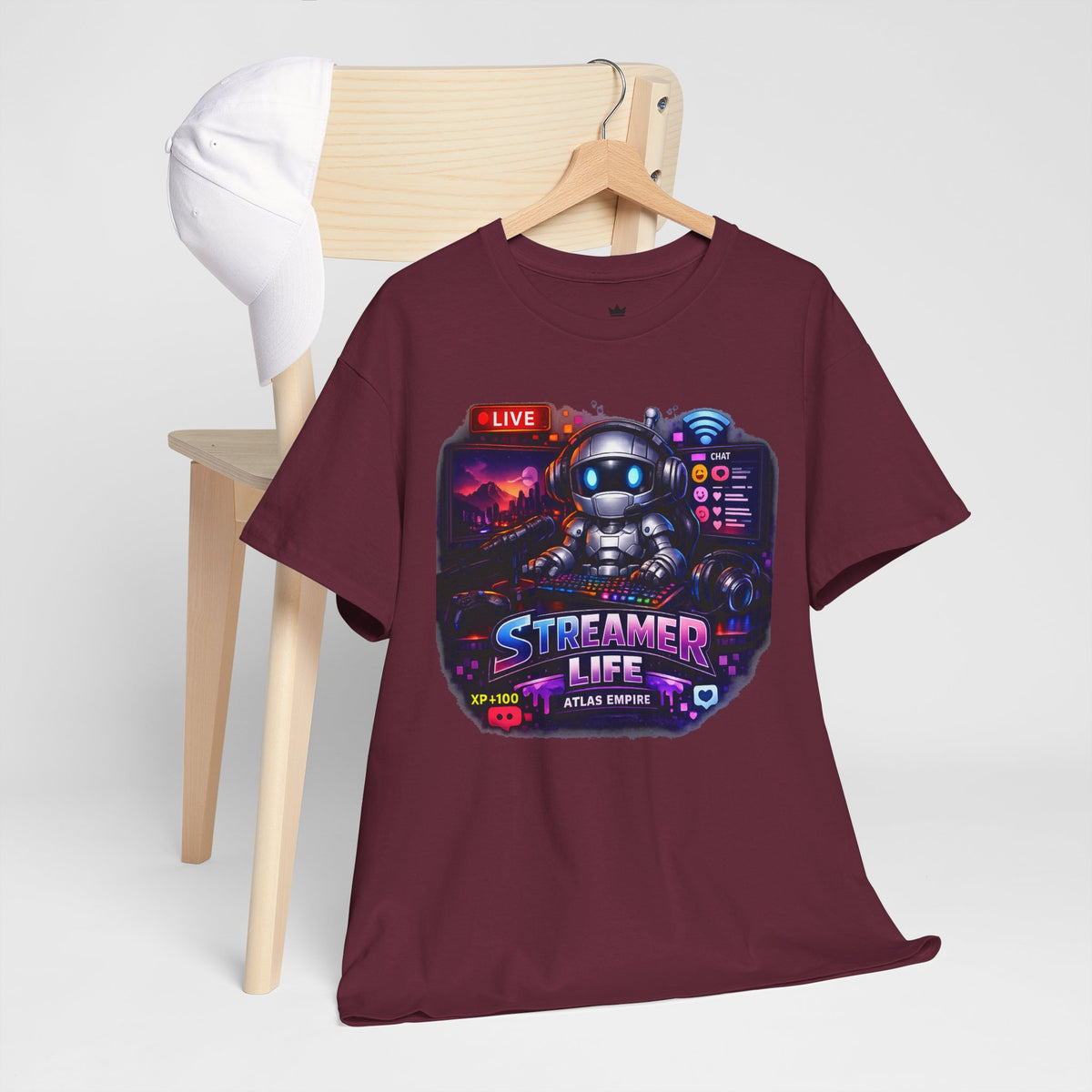 Streamer Life T-Shirt — Gamer Live Stream Graphic Tee