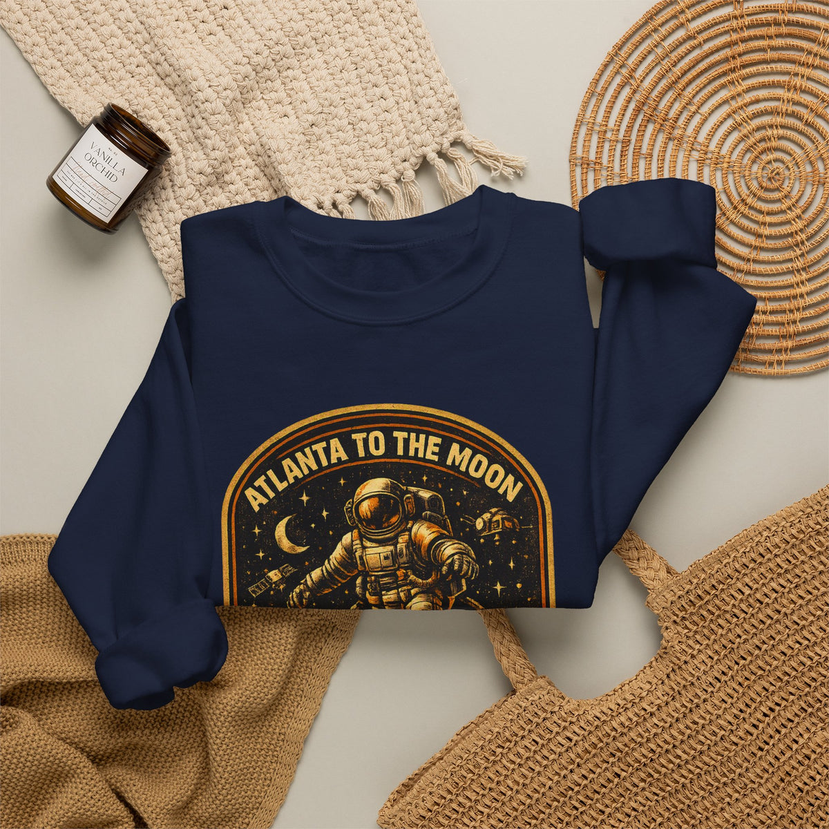 Atlanta To The Moon 404 Astronaut Sweatshirt