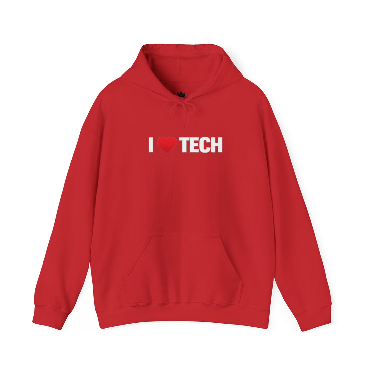 I  Tech Hoodie — "I Love Tech" Graphic Pullover for Tech Lovers