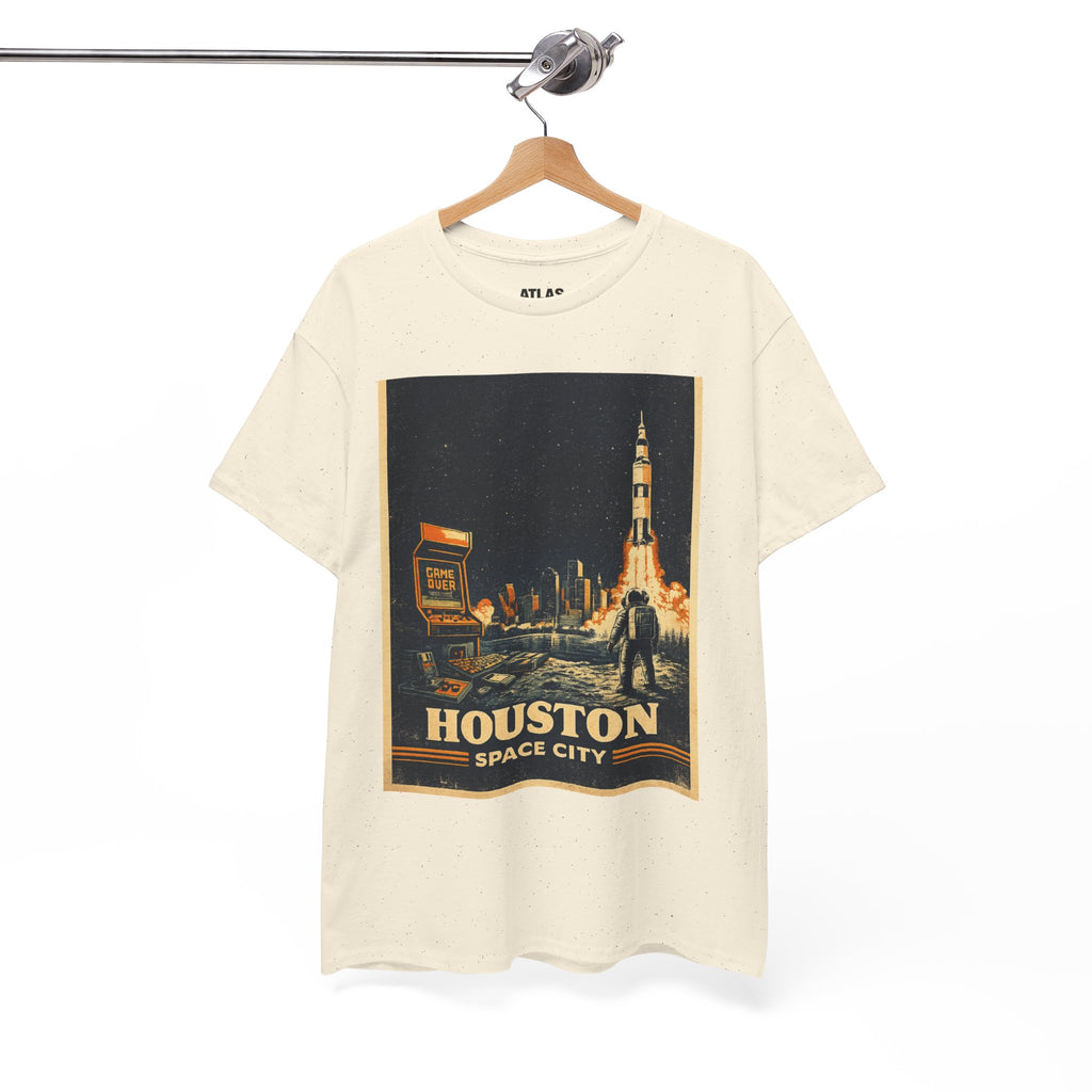 Houston Space City Rocket Launch Vintage T-Shirt