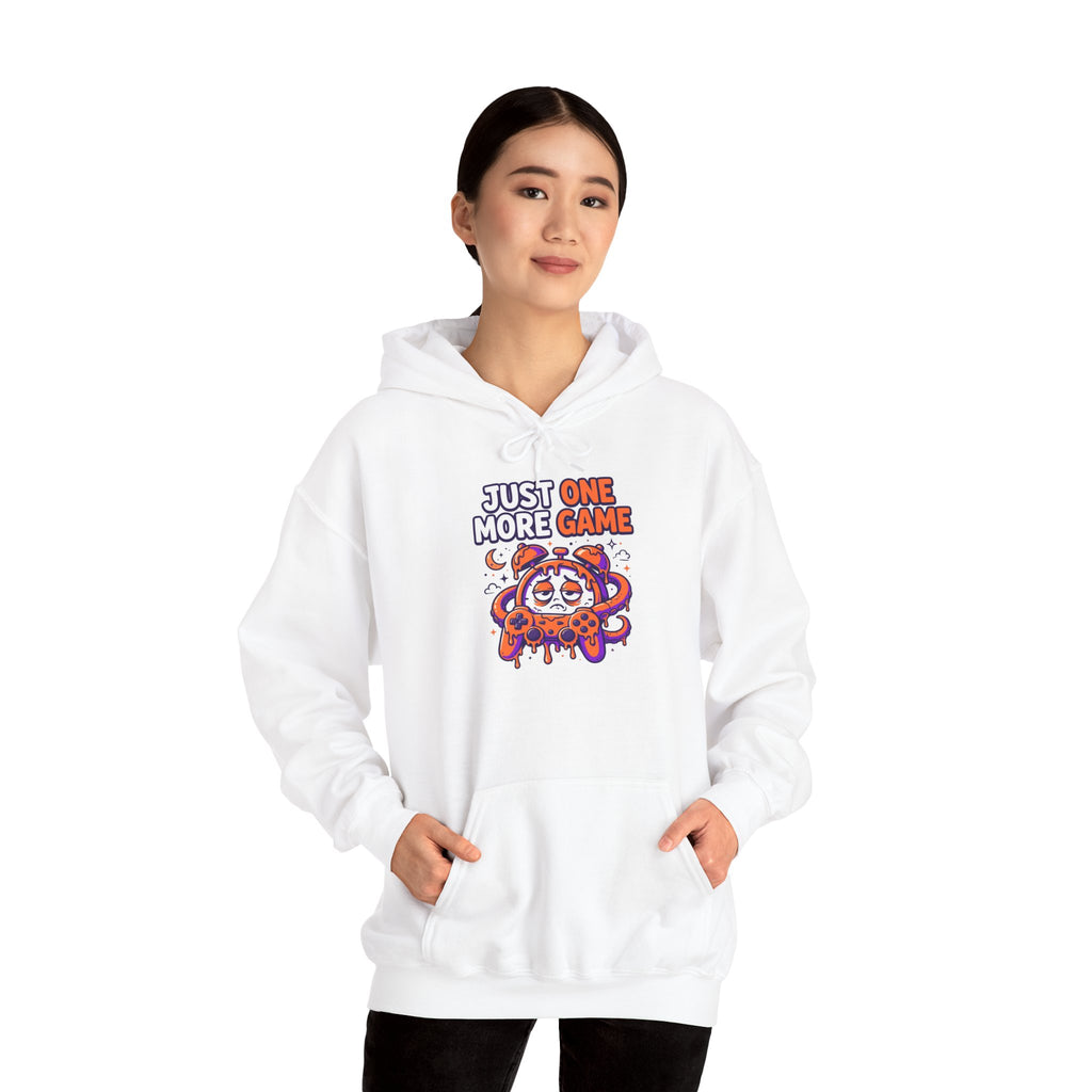 Just One More Game Gamer Hoodie – Cute Octopus Controller Gaming Sweatshirt