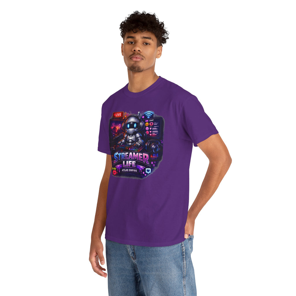 Streamer Life T-Shirt — Gamer Live Stream Graphic Tee