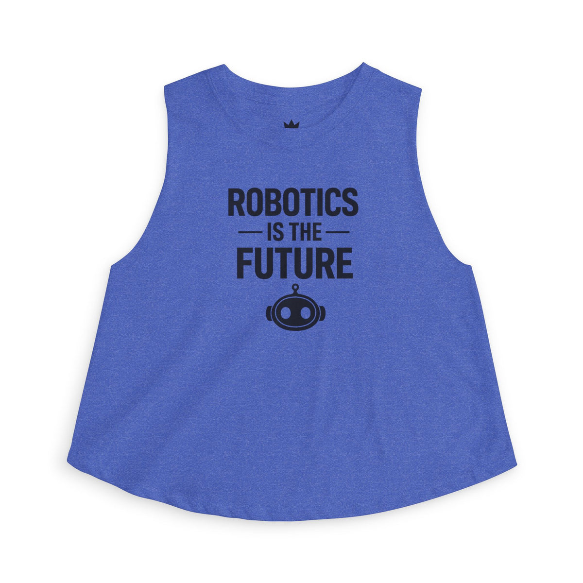 Robotics Is The Future Crop Top — Women's Tech Graphic Tank