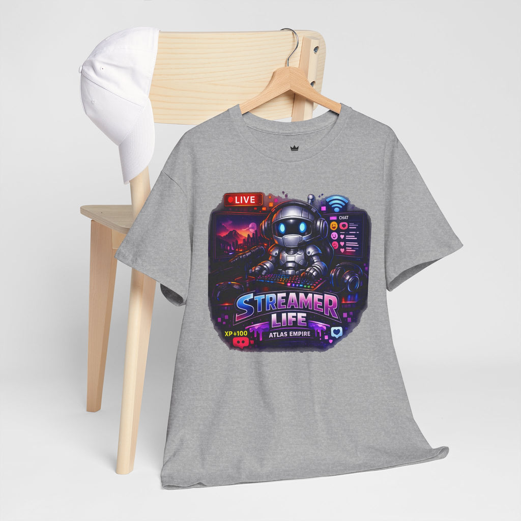 Streamer Life T-Shirt — Gamer Live Stream Graphic Tee