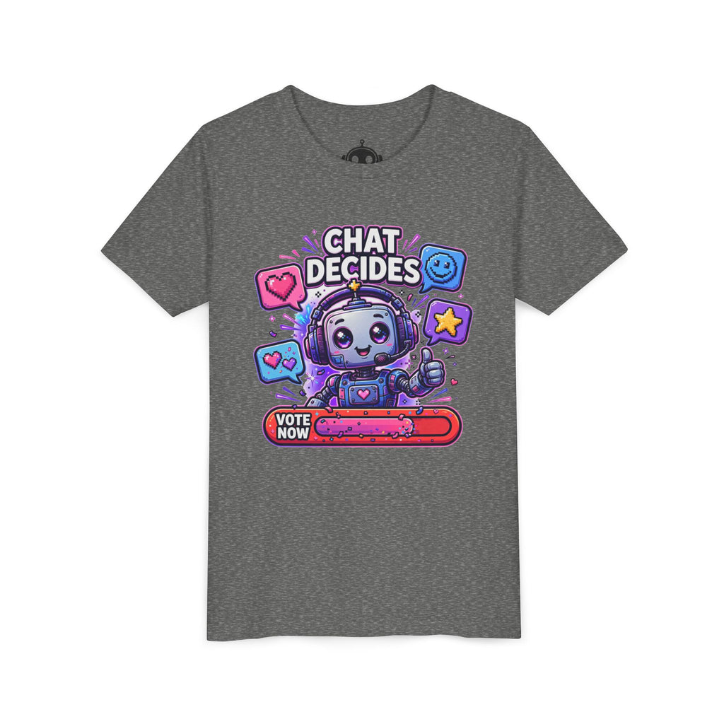 Youth “Chat Decides” AI Gamer Voting Short Sleeve Tee