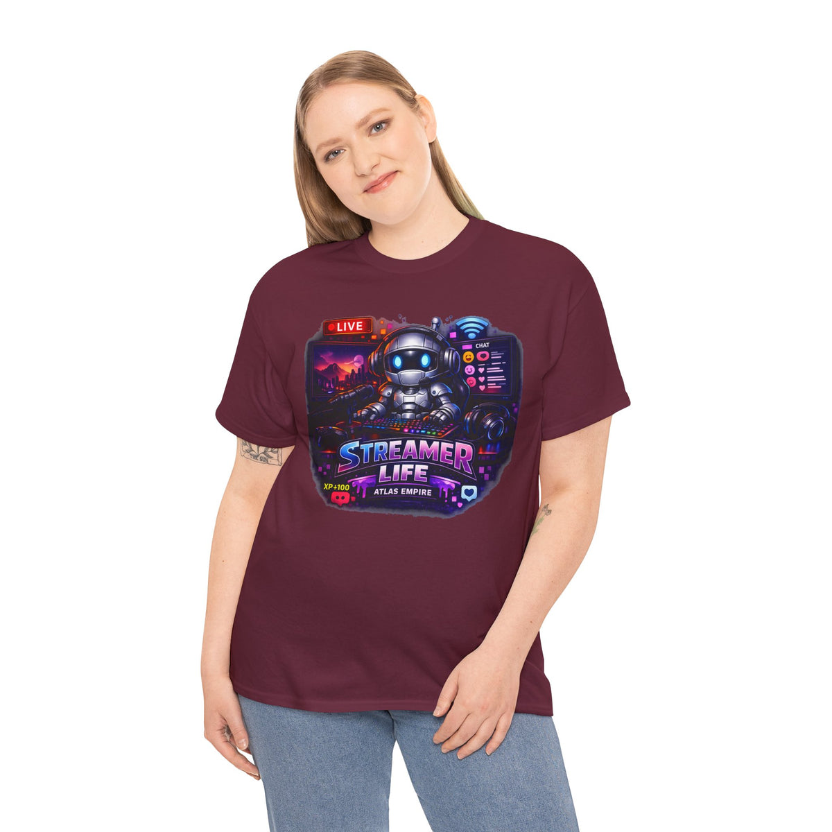 Streamer Life T-Shirt — Gamer Live Stream Graphic Tee