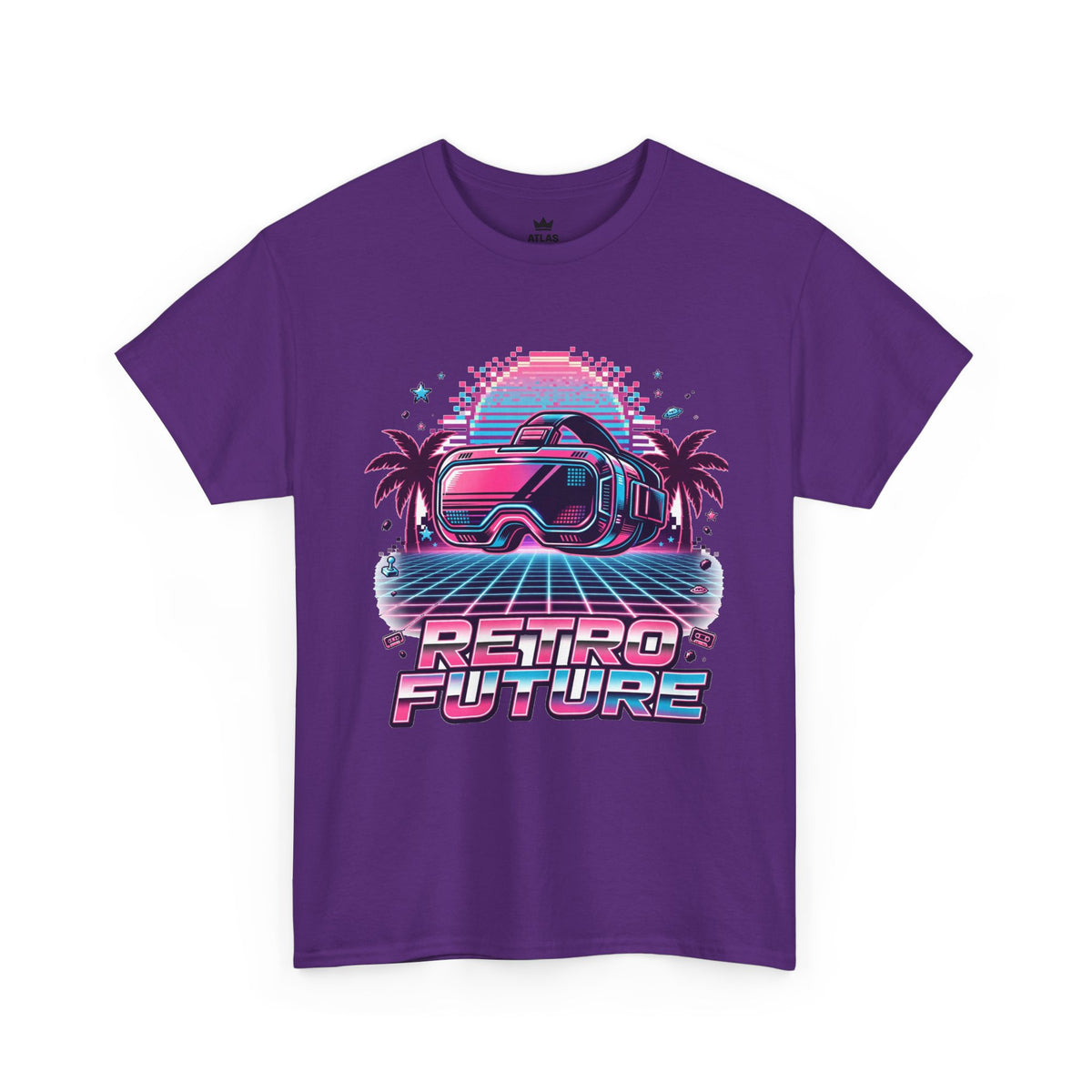 Retro-Future Graphic Tee — Neon Car Vaporwave T-Shirt