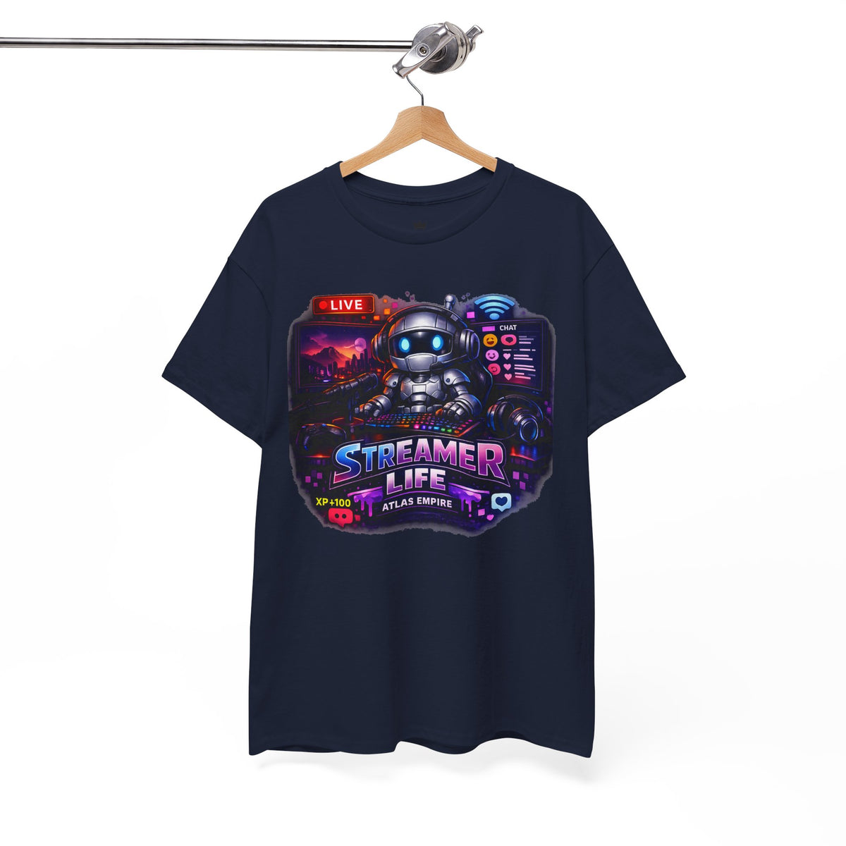 Streamer Life T-Shirt — Gamer Live Stream Graphic Tee