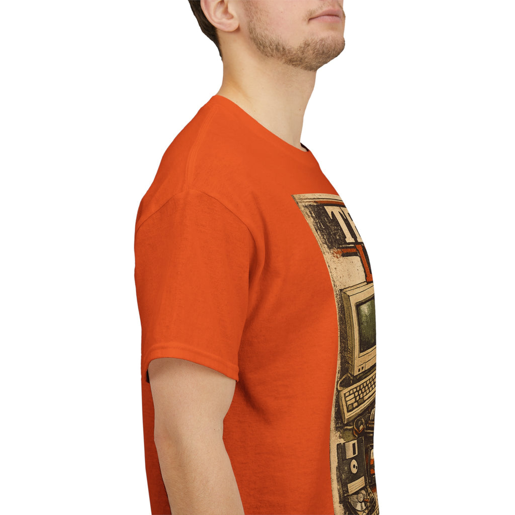 Tech Life T-Shirt — Retro Computer & Gadget Graphic Tee for Geeks