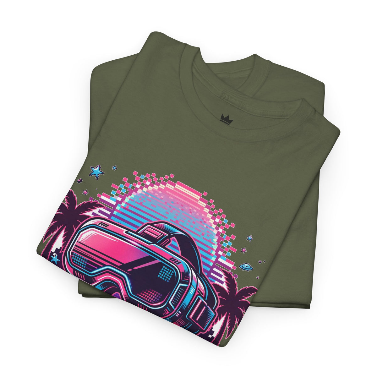 Retro-Future Graphic Tee — Neon Car Vaporwave T-Shirt