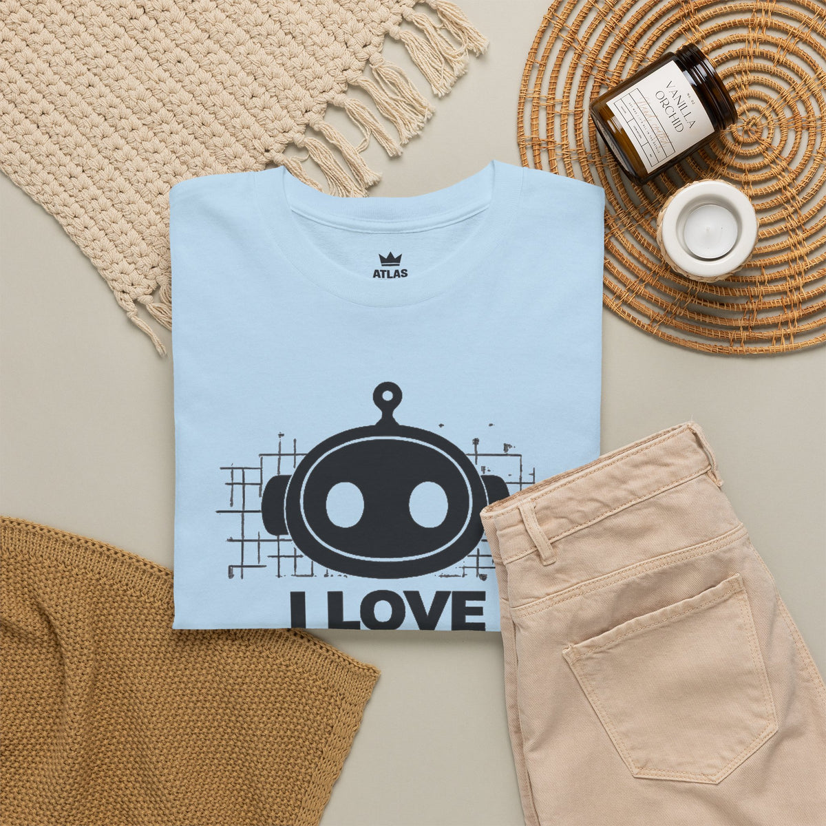 Robotics T-Shirt — "I Love Robotics" Tech STEM Tee for Coders & Makers