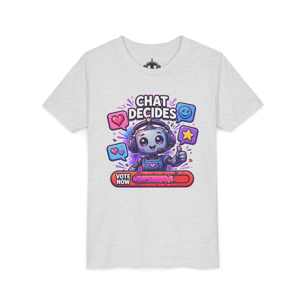 Youth “Chat Decides” AI Gamer Voting Short Sleeve Tee