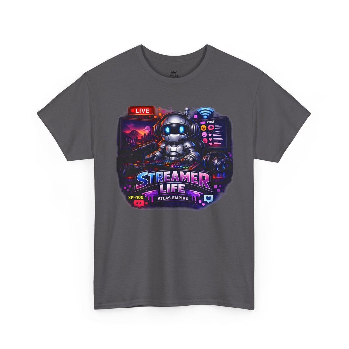 Streamer Life T-Shirt — Gamer Live Stream Graphic Tee