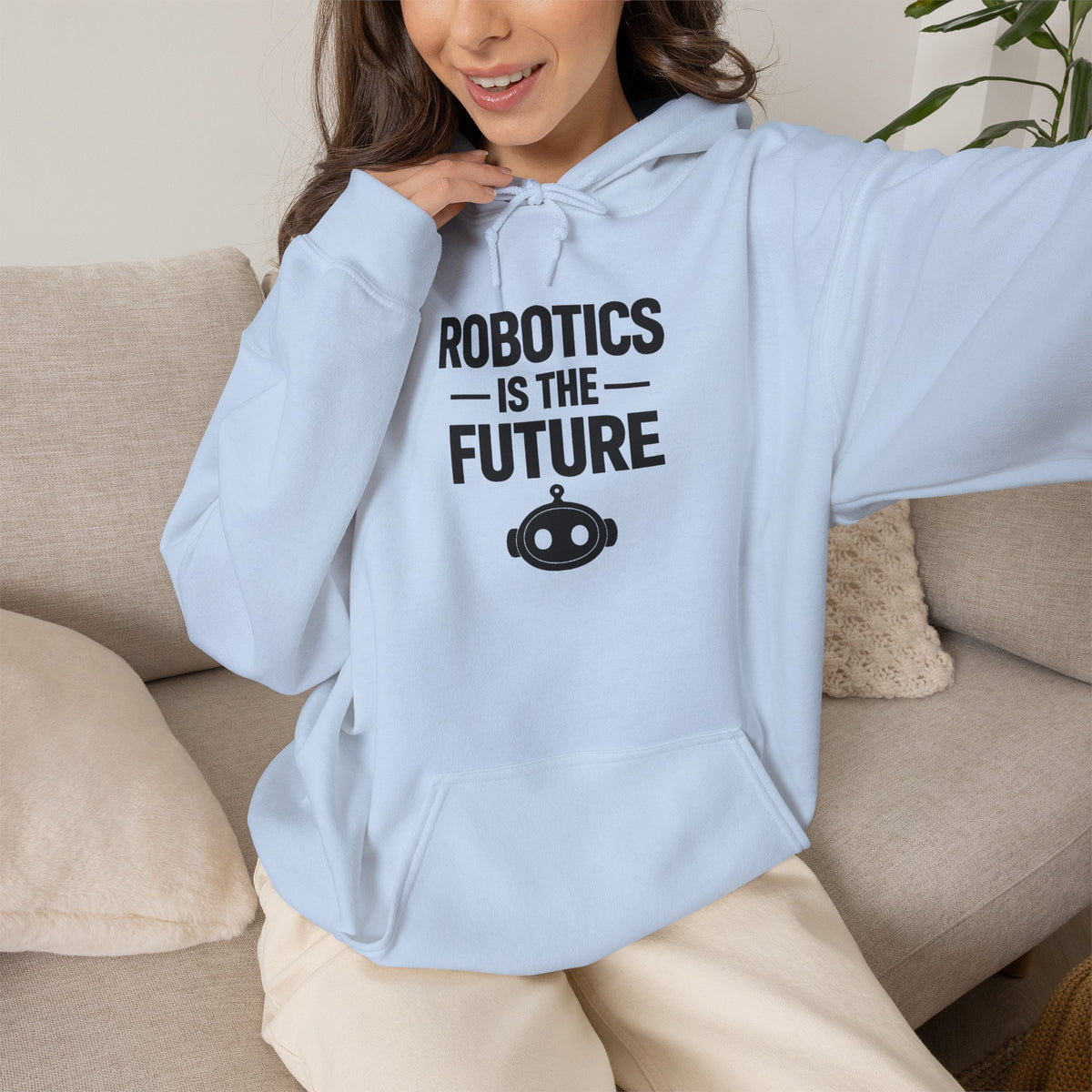 Robotics Is The Future Hoodie – Tech Enthusiast Robot Hoodie