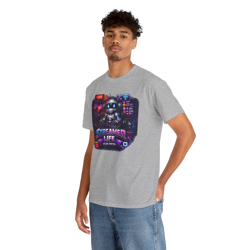 Streamer Life T-Shirt — Gamer Live Stream Graphic Tee