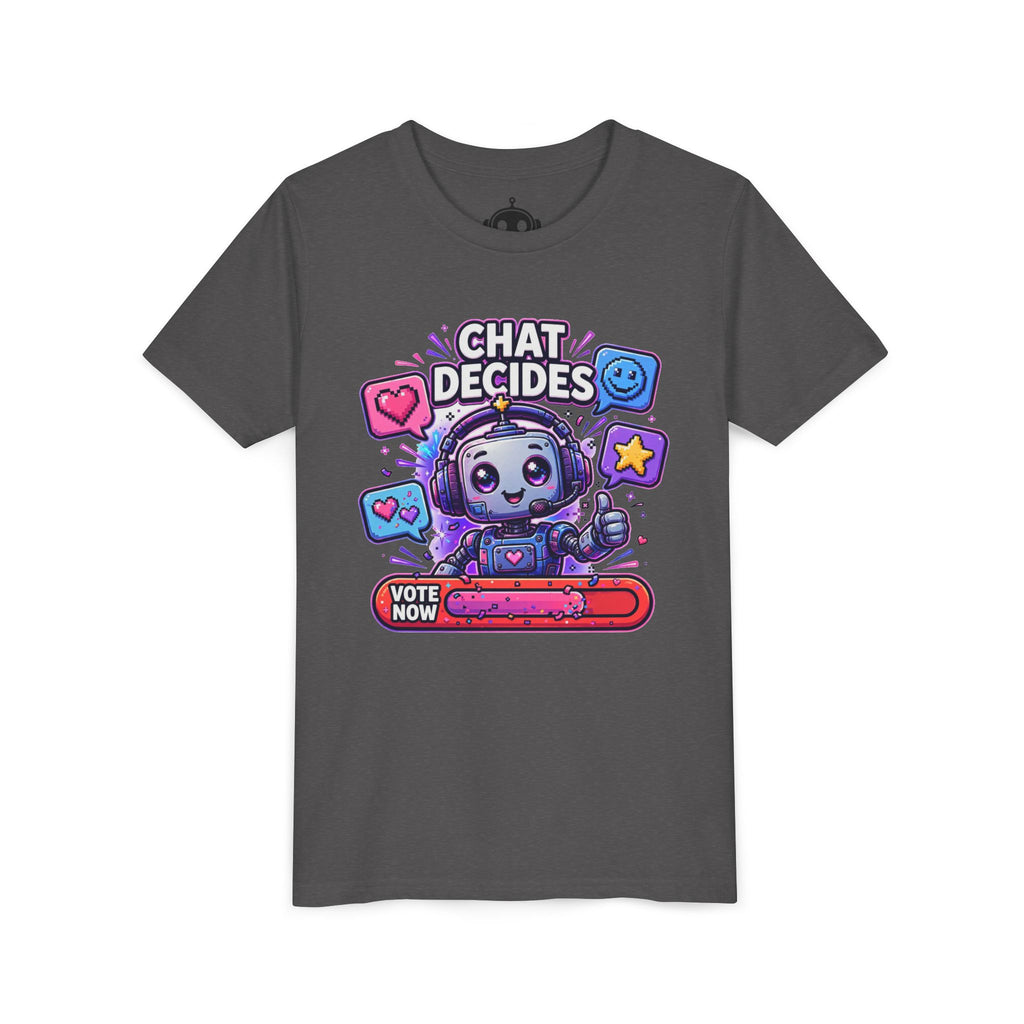 Youth “Chat Decides” AI Gamer Voting Short Sleeve Tee