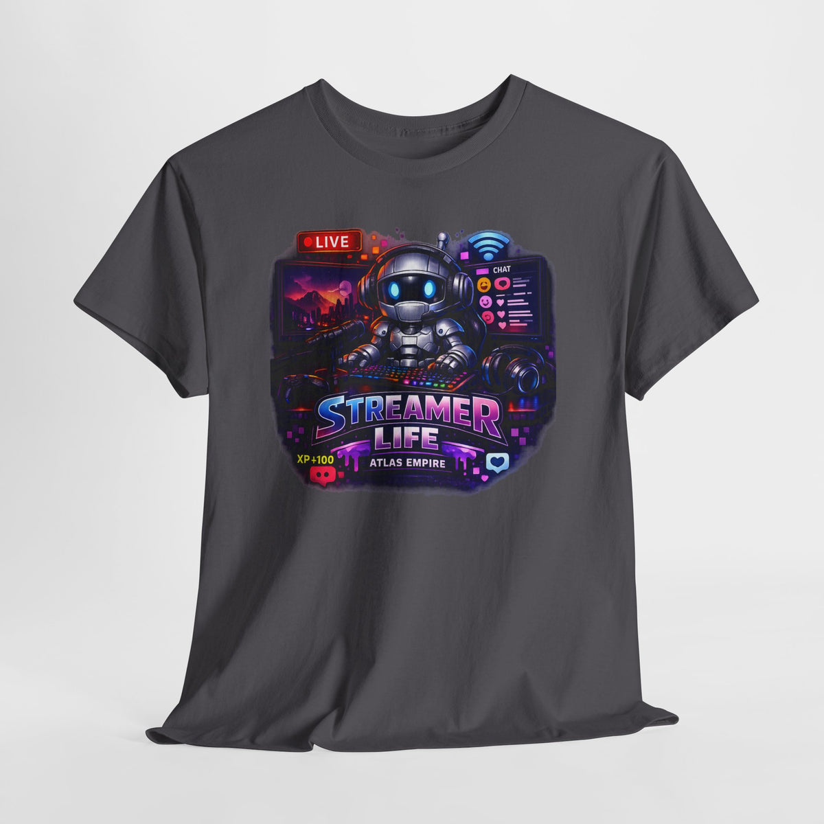Streamer Life T-Shirt — Gamer Live Stream Graphic Tee