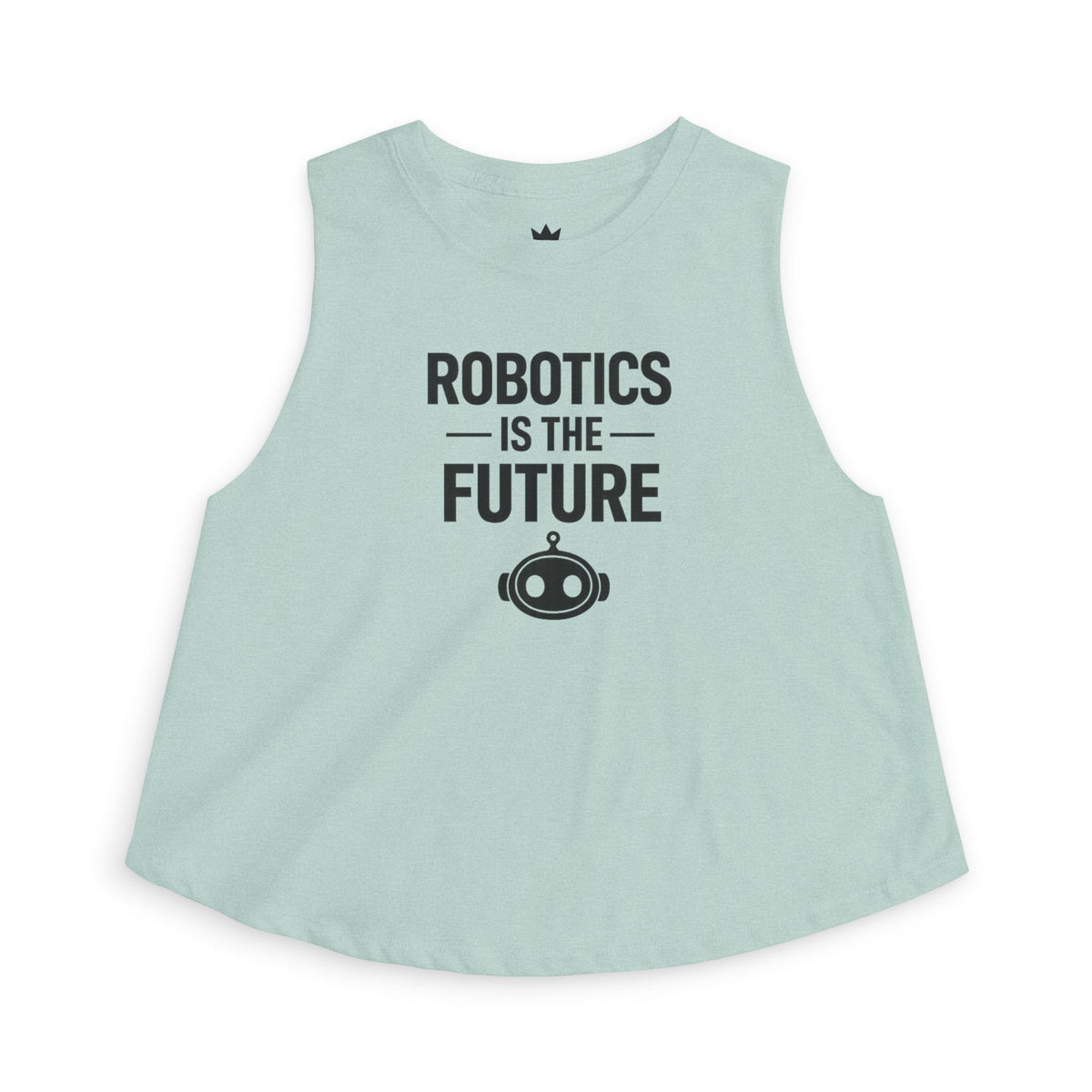 Robotics Is The Future Crop Top — Women's Tech Graphic Tank