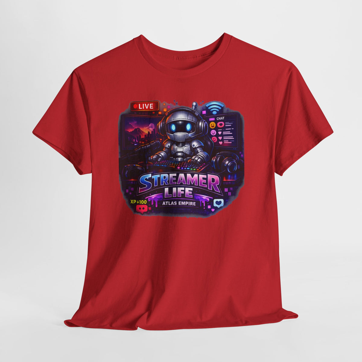 Streamer Life T-Shirt — Gamer Live Stream Graphic Tee